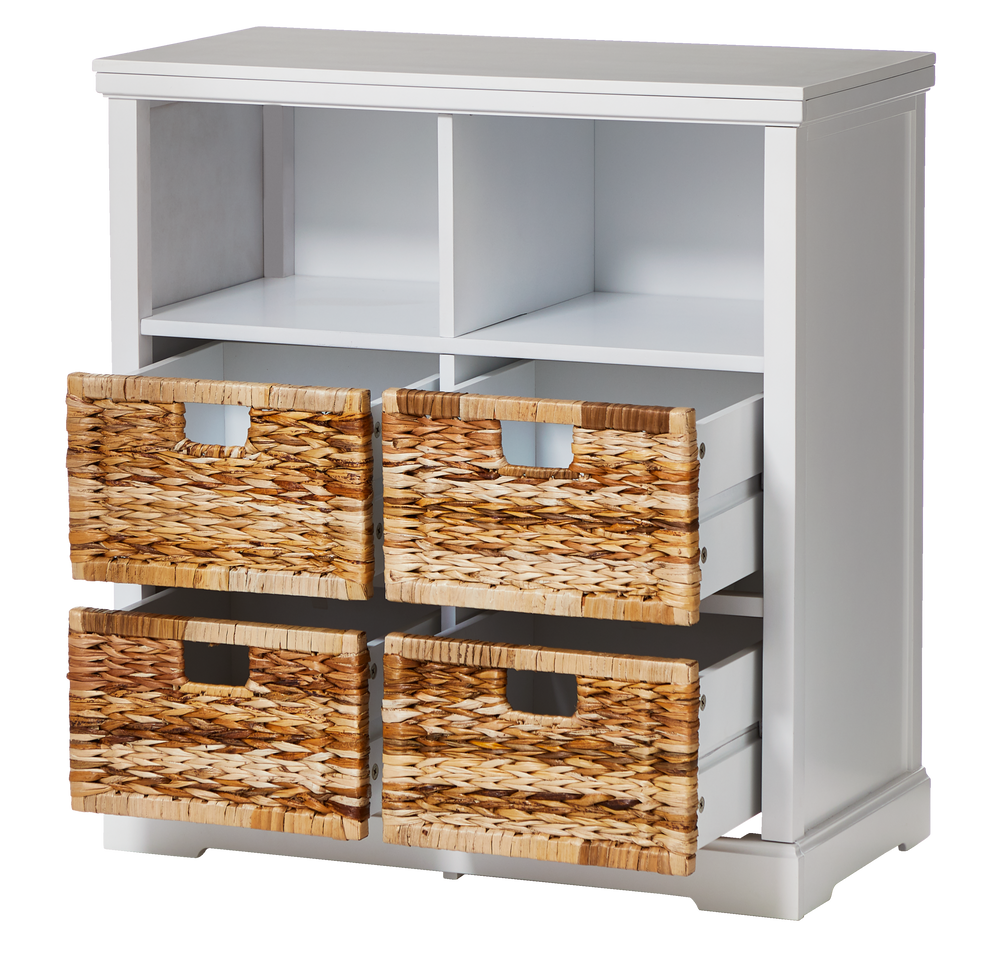 For Living 4Drawer 2Shelf Storage White Canadian Tire