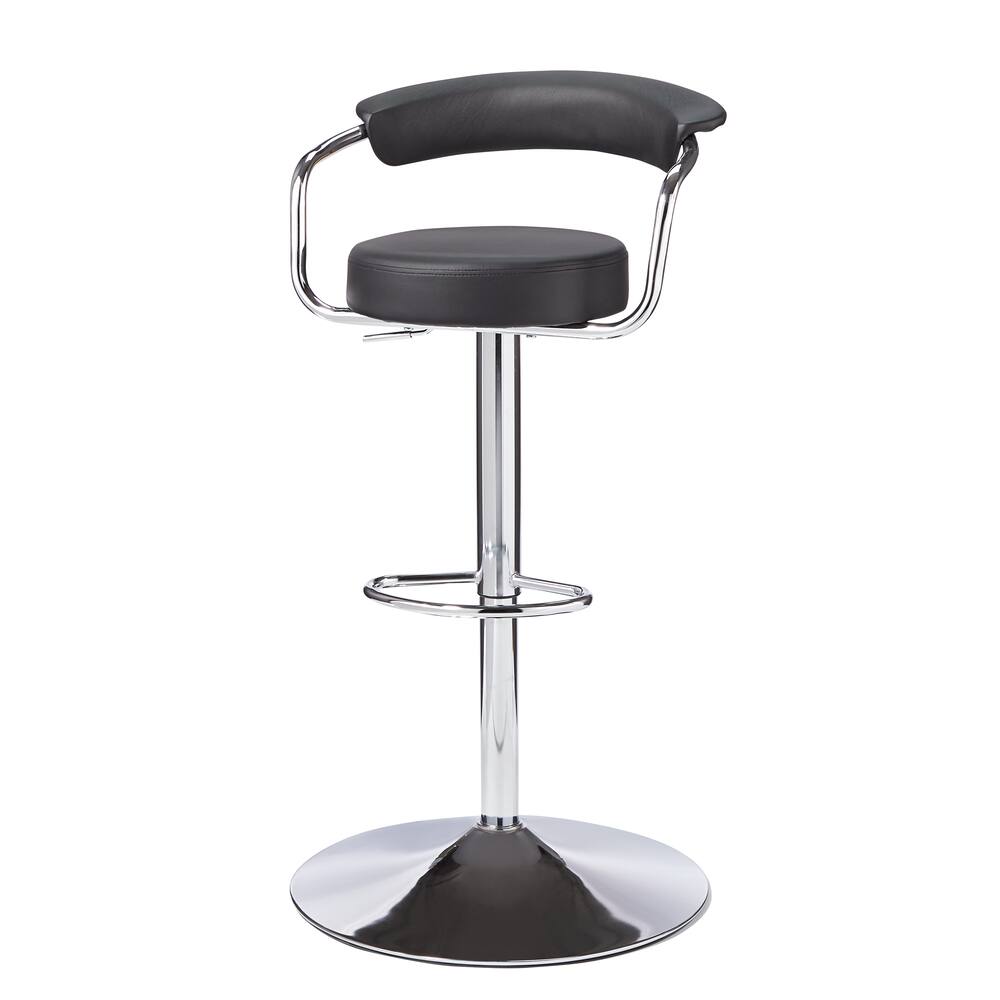 stool with backrest and arms