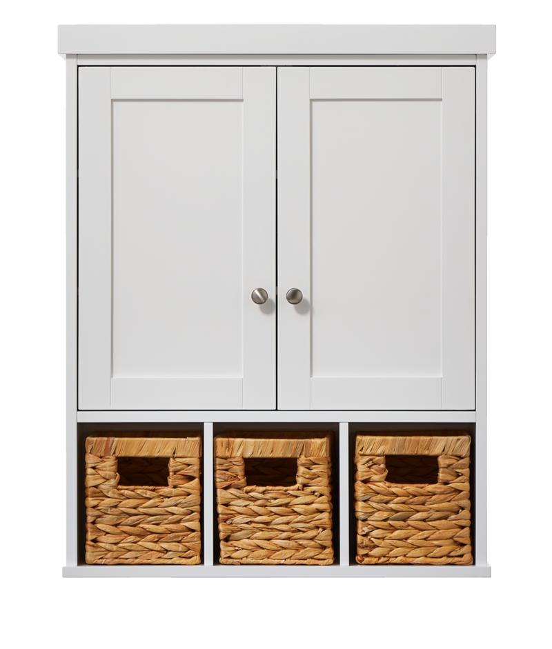 For Living Wall Mount With Baskets, White Canadian Tire