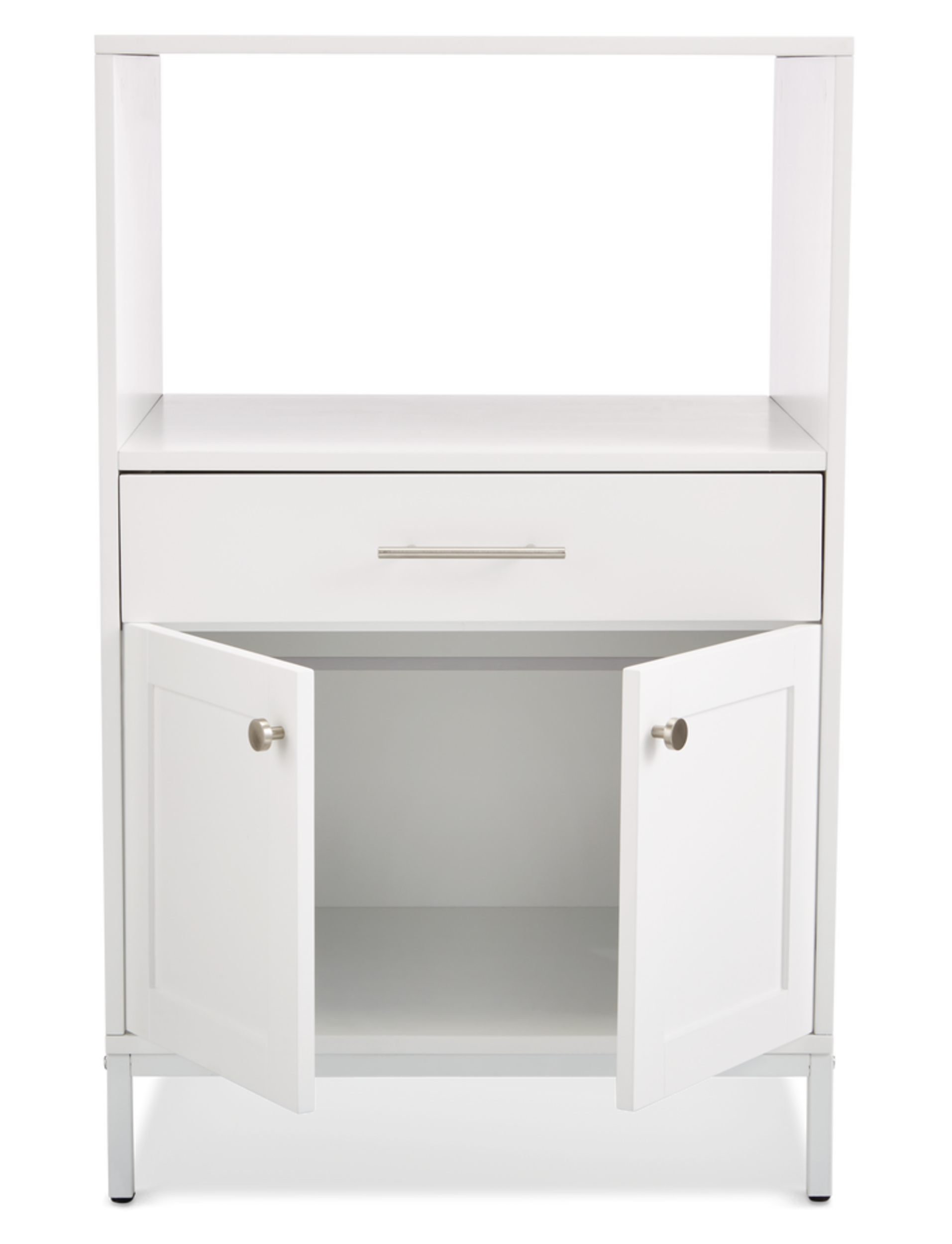 CANVAS Lawson Console Microwave Stand, White Canadian Tire