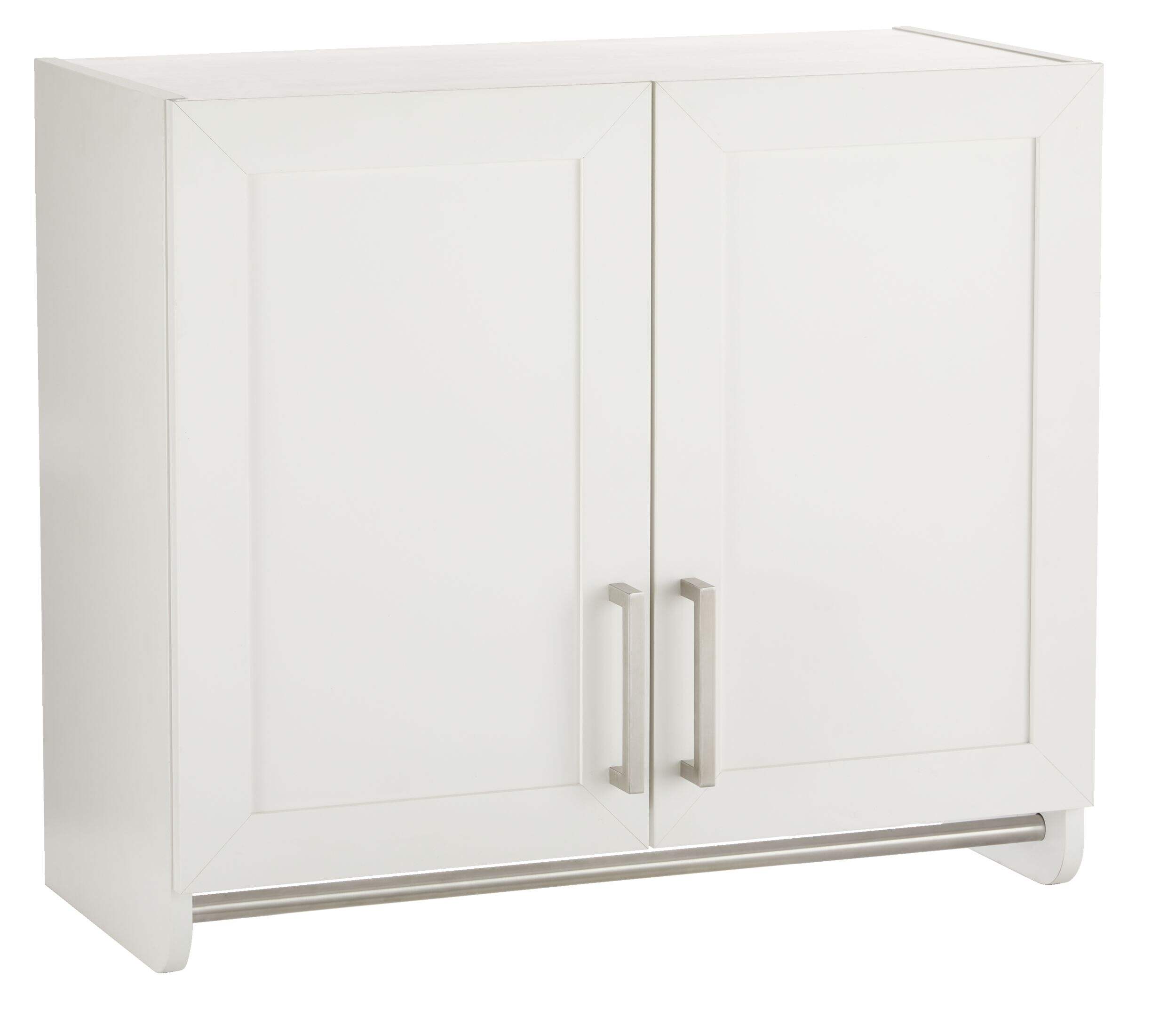 For Living 2-Door Wall Laundry Cabinet, White Front_Angled_Right