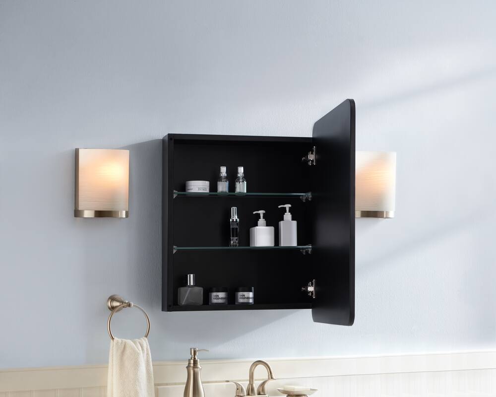 For Living Framed Medicine Cabinet Black 20 In X 26 In Canadian Tire   Homewell 20 X 26 Black Framed Medicine Cabinet 7295ff04 2c63 47a9 8ed1 55861afaae06 