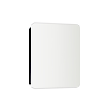 For Living Framed Medicine Cabinet, Black, 20-in x 26-in Front_Angled_Right