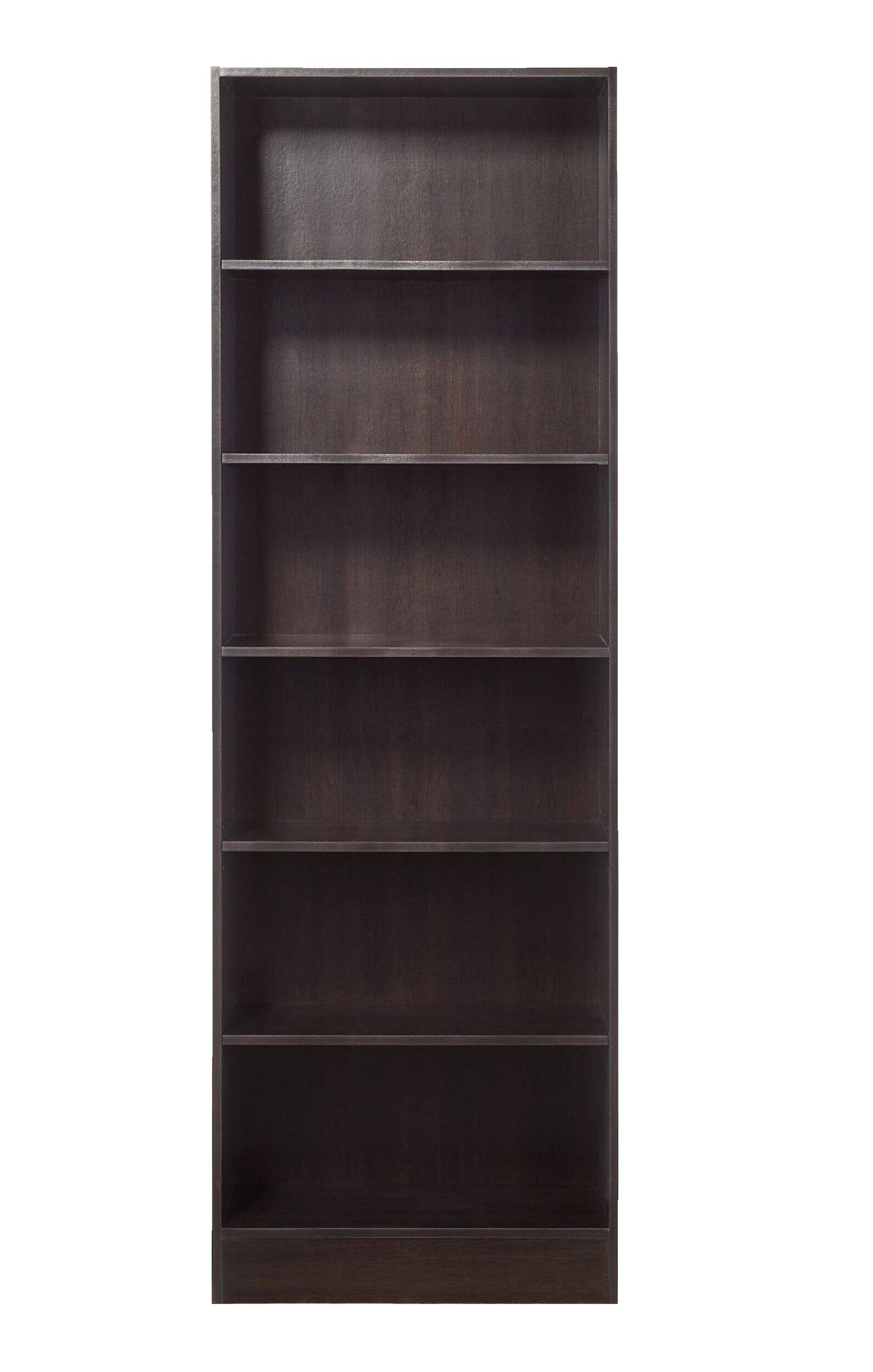 For Living 6-Shelf Bookcase Front_Flat