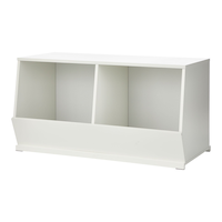 For Living Stackable Catch-All Organizer Front_Three_Fourths_Angled_Left