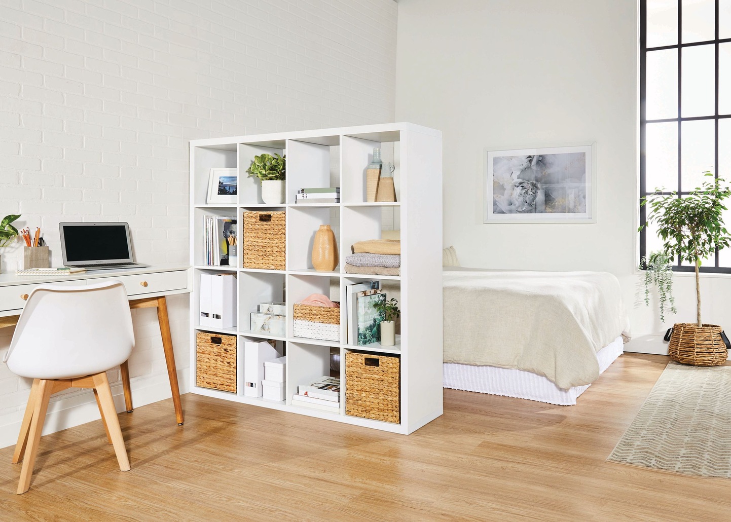 CANVAS Wilmer 16Cube Organizer, White Canadian Tire