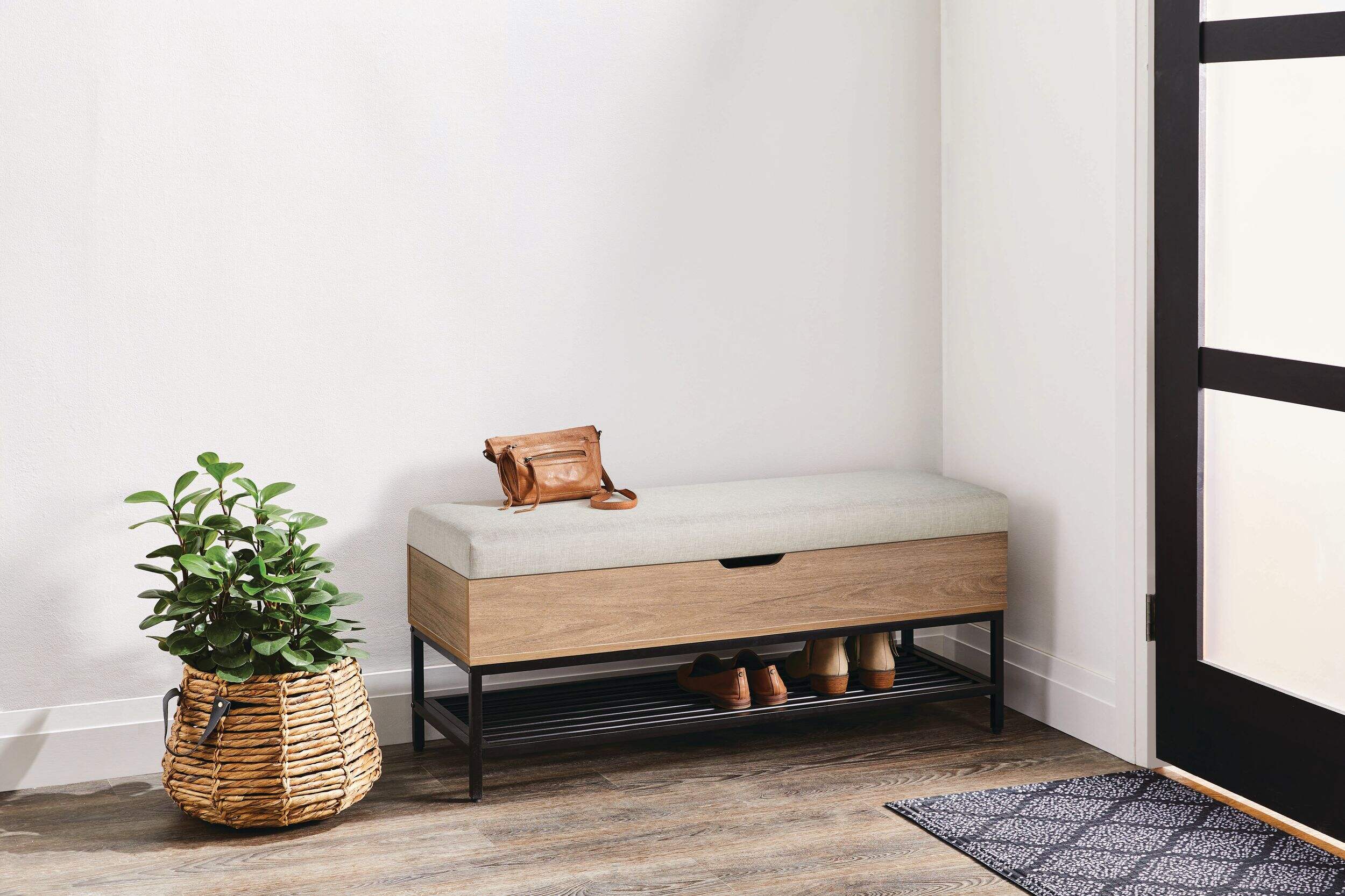 CANVAS Leaside Upholstered Storage Bench | Canadian Tire
