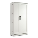 Grand garde-manger Sauder, blanc Front_Three_Fourths_Angled_Right