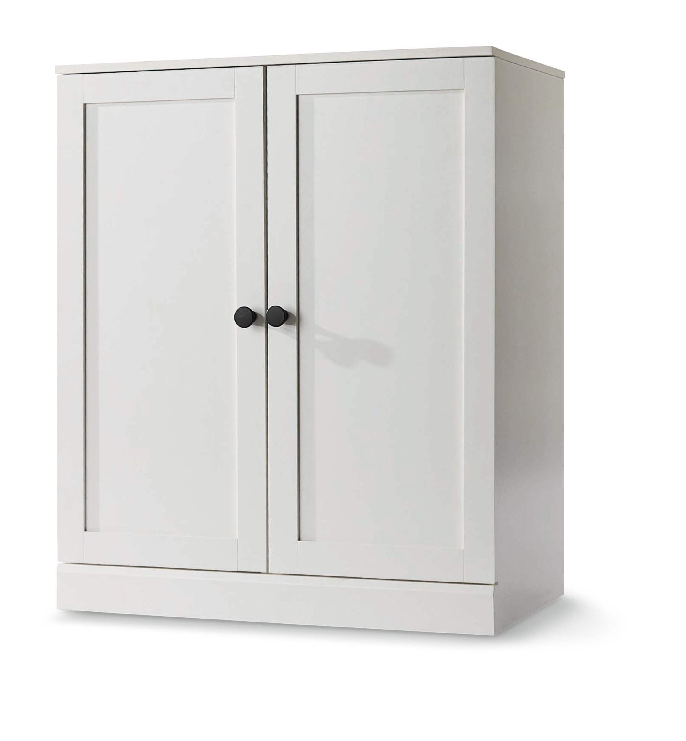 Canvas Bellevue Modular Stackable Storage Cabinet Front_Three_Fourths_Angled_Left