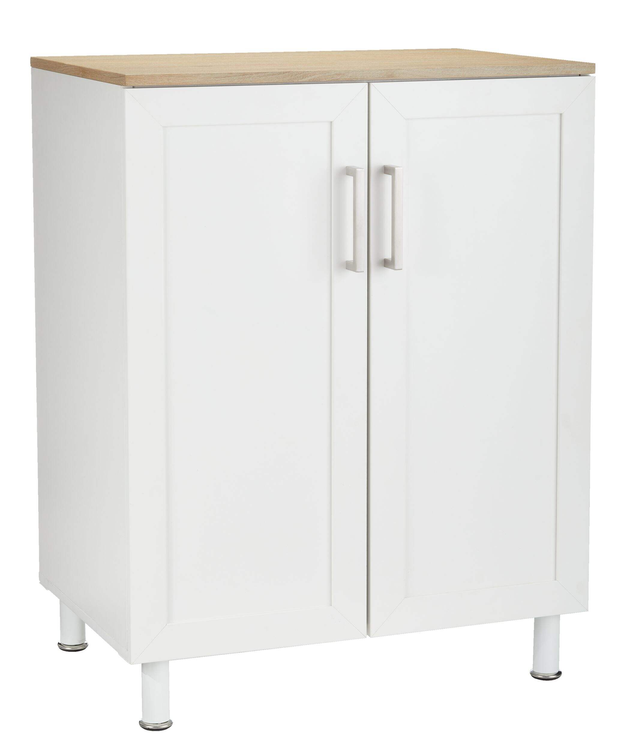 For Living Laundry Base Cabinet, 27-in Front_Three_Fourths_Angled_Right
