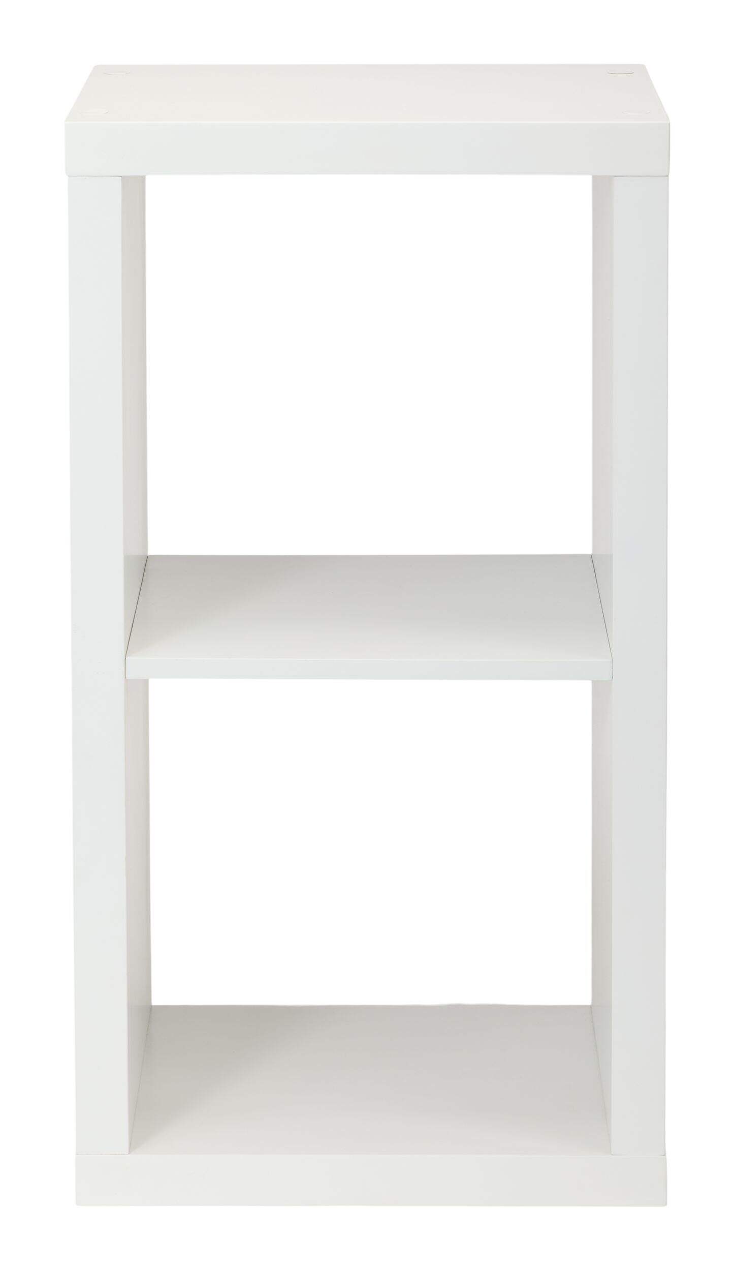 Canvas Invermere 2 Cube Horizontal & Vertical Storage Shelf Organizer Front_Flat