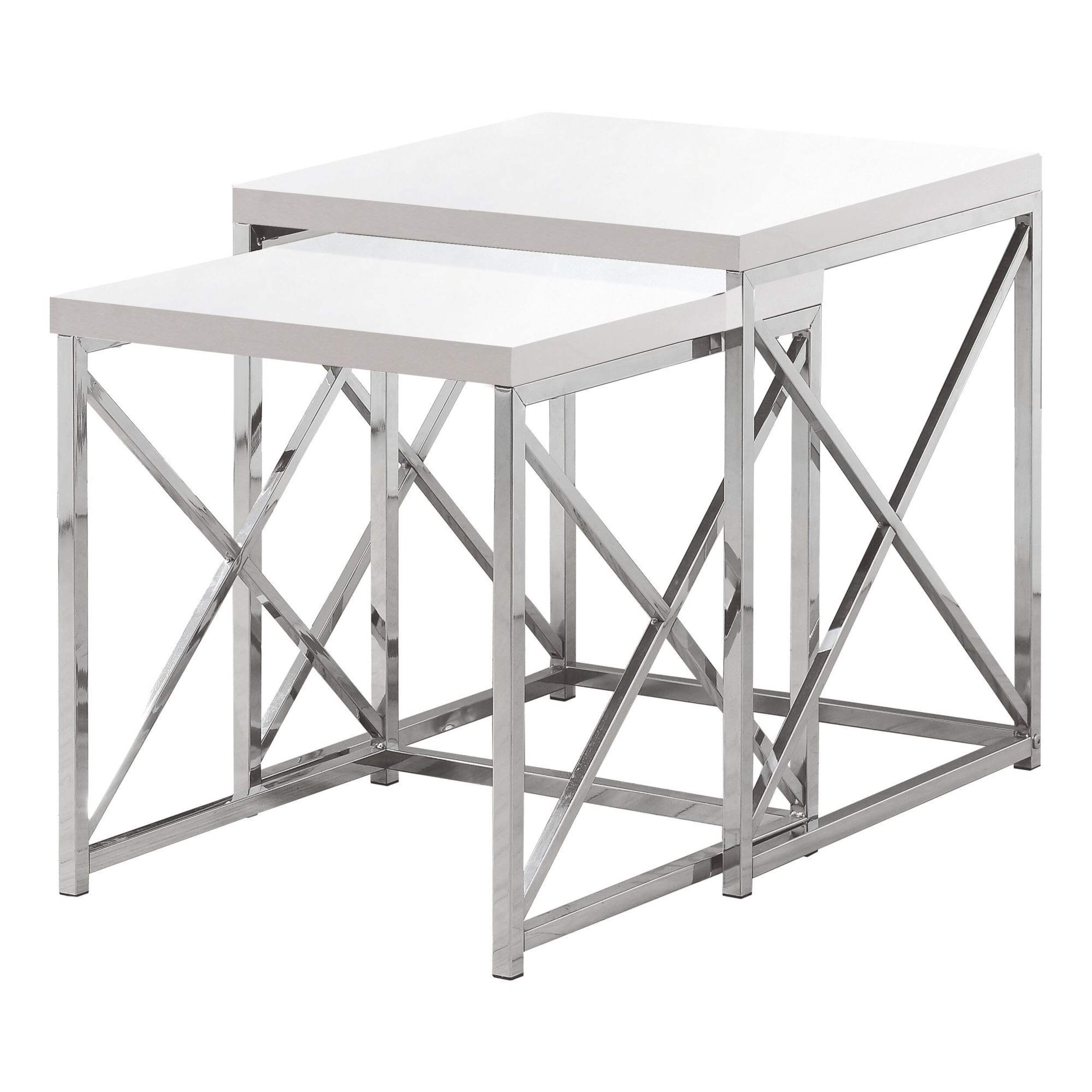 Cross Nest Tbl Wht