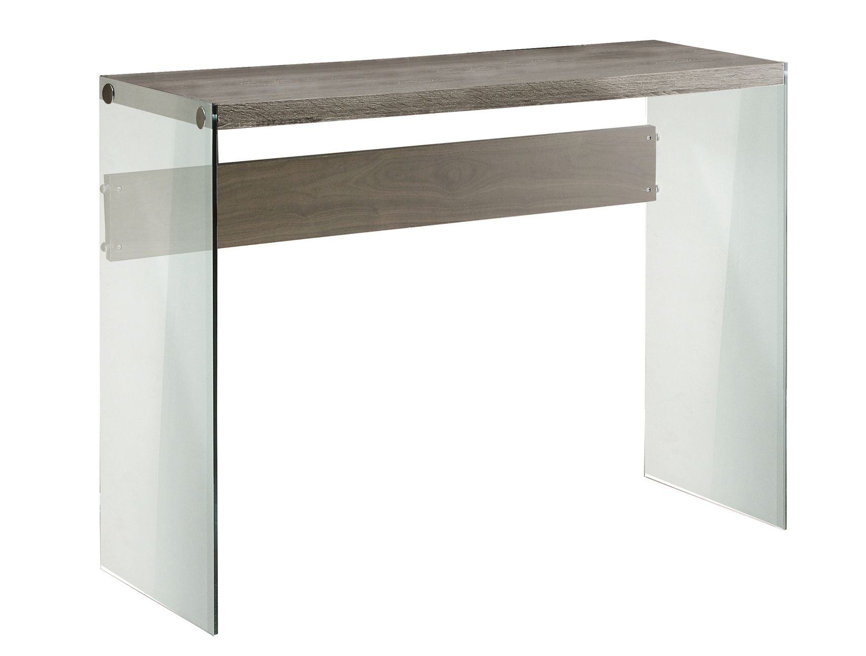 Monarch Hallway/Sofa Accent Console Table With Glass Legs Canadian Tire