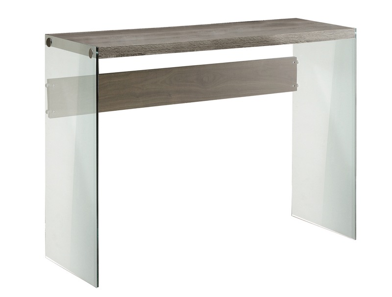 Monarch Hallway/Sofa Accent Console Table With Glass Legs Canadian Tire