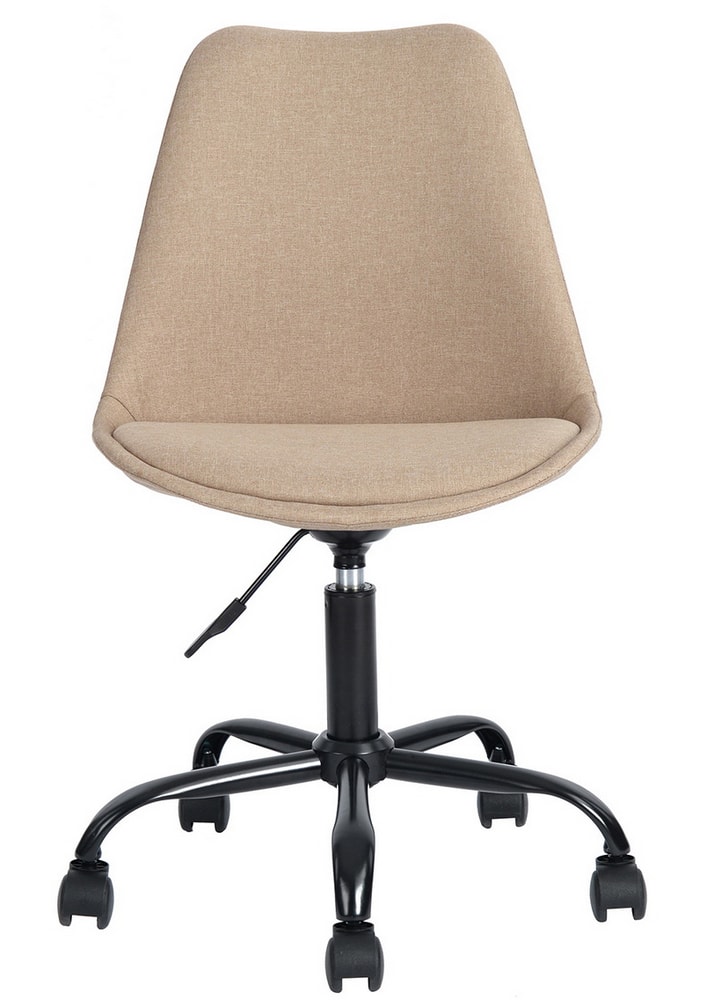 39F Higos Upholstered Armless Height Adjustable Swivel Office Desk   39f Higos Beige Office Chair E9d5d549 C611 4ec3 Bdd6 A82bae51d319 