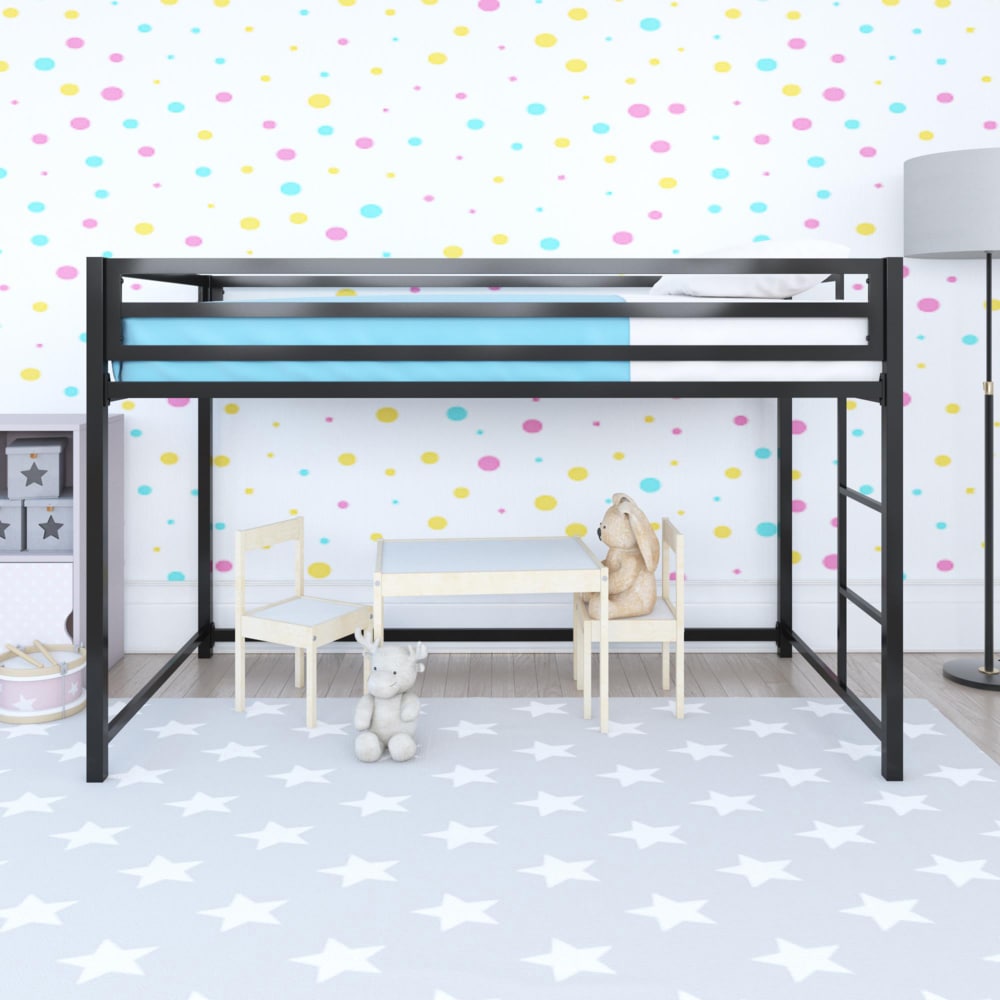 Dorel Kool Metal Junior Twin Loft Bed, Black Canadian Tire