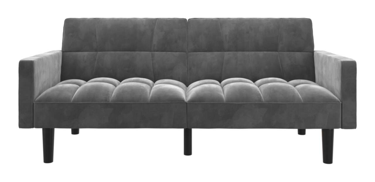 Hanna convertible sofa sleeper futon with arms deals