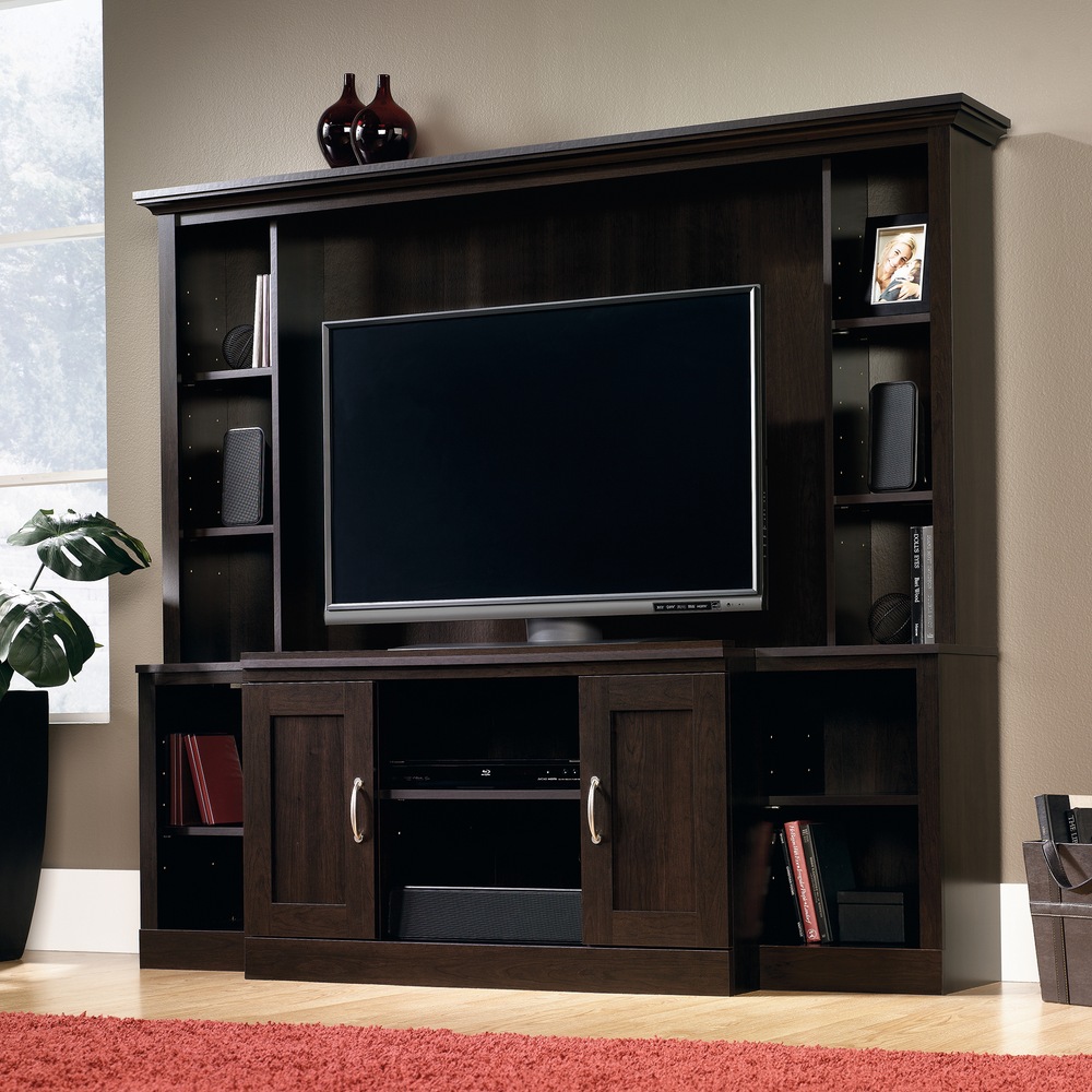 Sauder Home Theater TV Stand & Media Storage Shelf Unit