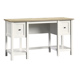 Sauder Cottage Road 2-Drawer Home Office Computer Desk With File Storage, Soft White Front_Angled_Right