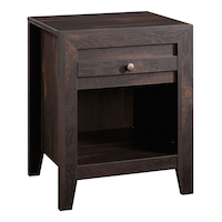 Sauder Dakota Pass Night Stand, Char Pine Front_Angled_Right
