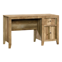 Bureau de direction à 2 tiroirs Sauder Dakota Pass, fini chêne d'artisan Front_Angled_Right