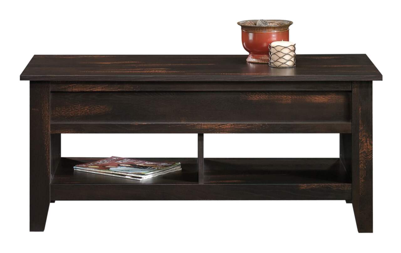 Sauder dakota shop pass side table
