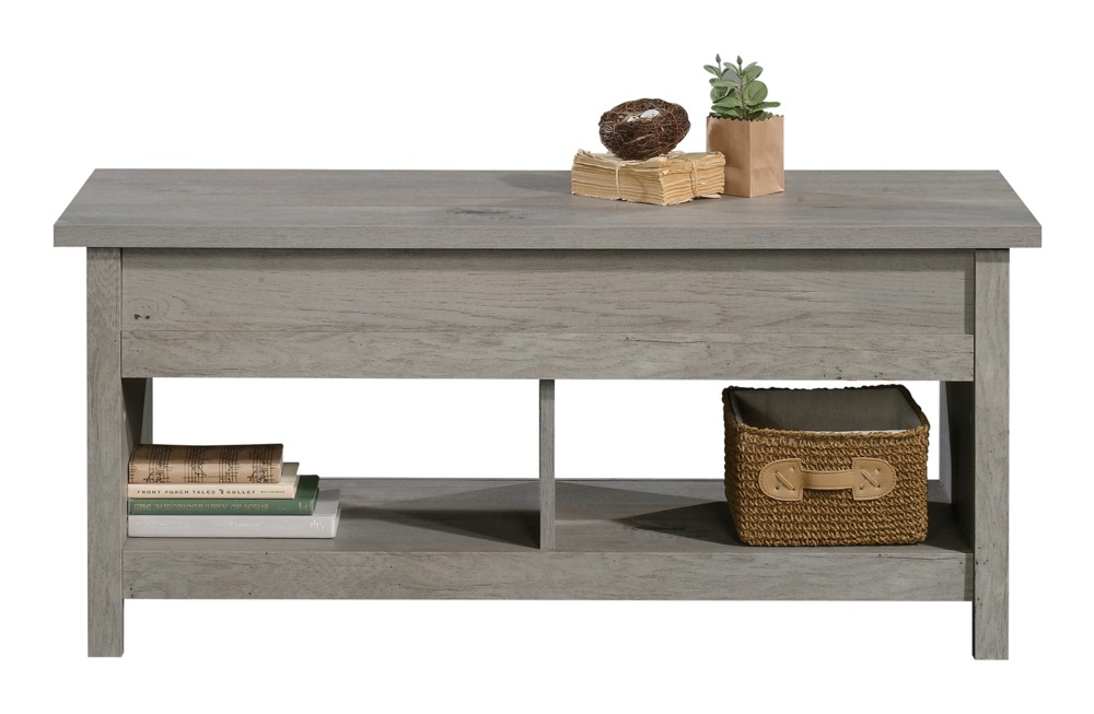 Sauder Cannery Bridge Lift Top Storage Coffee Table, Mystic Oak Finish