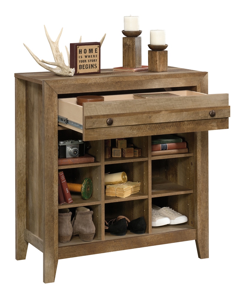 Armoires de rangement d'entrée avec station de chargement Sauder Dakota