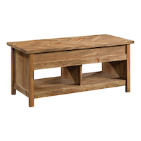 Sauder Cannery Bridge Lift Top Storage Coffee Table, Sindoori Mango Finish
