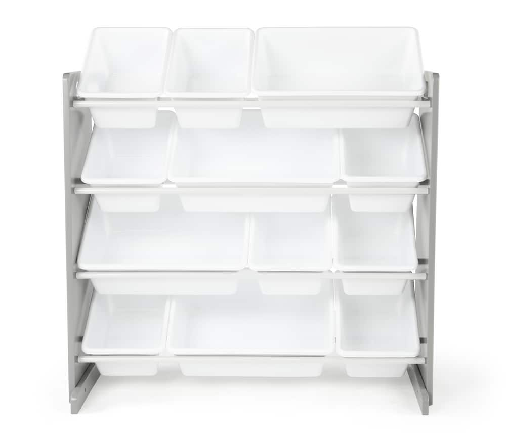 grey toy organizer