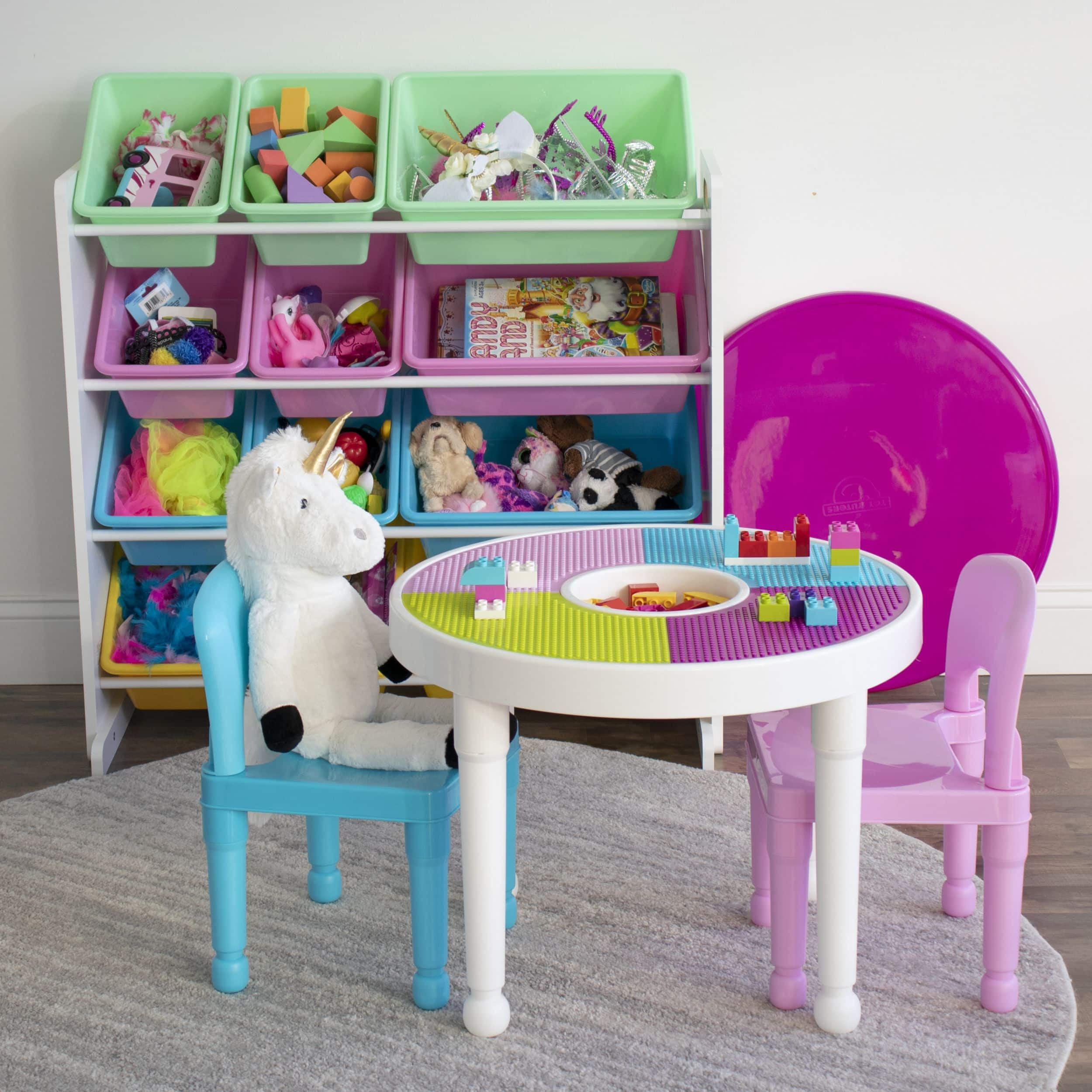 Kids lego hotsell table and chairs