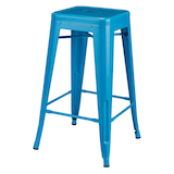 CANVAS Carson Stools, Blue, 2-pk