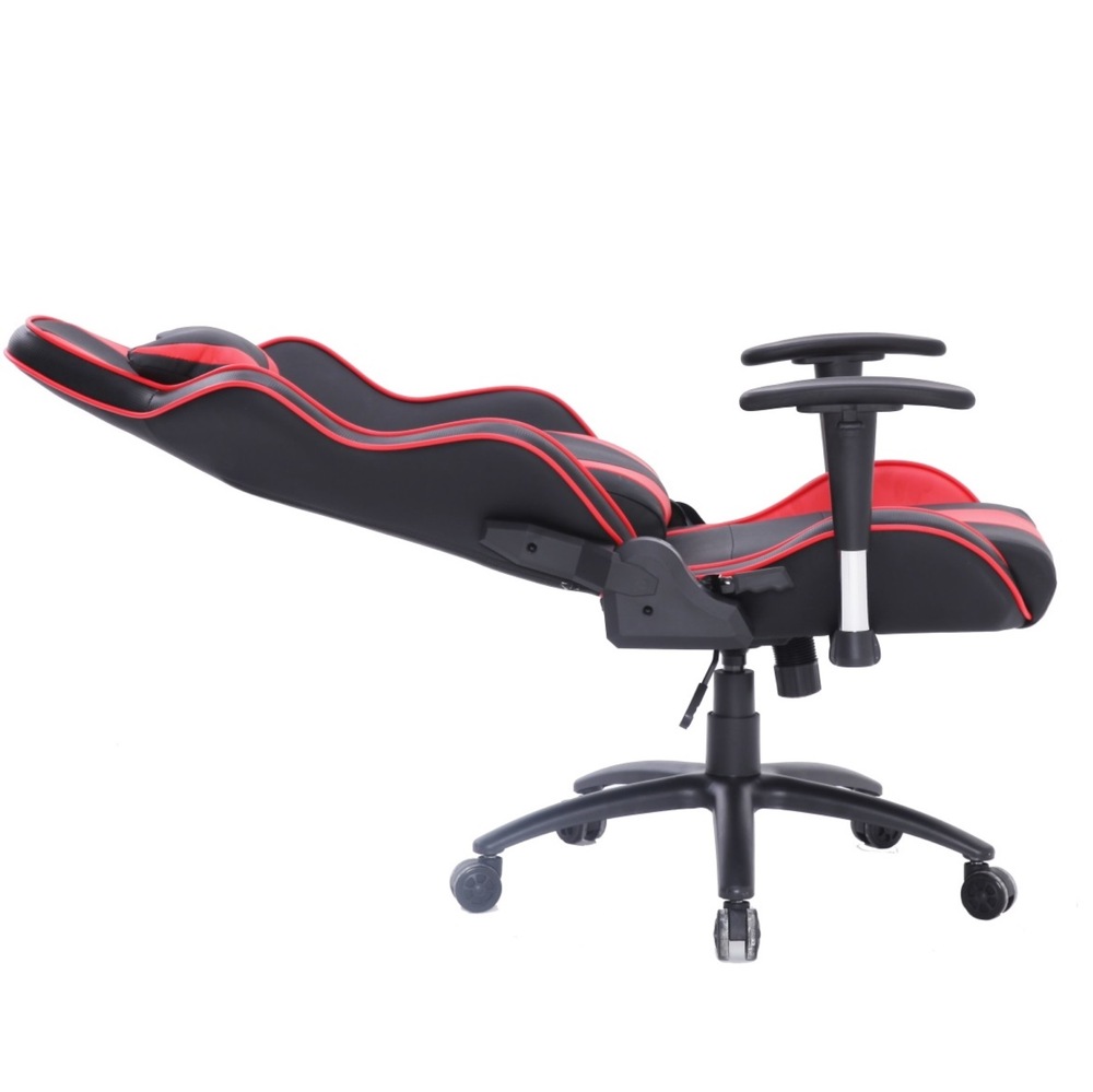 ViscoLogic Metallic PU Leather Ergonomic Adjustable Height Swivel