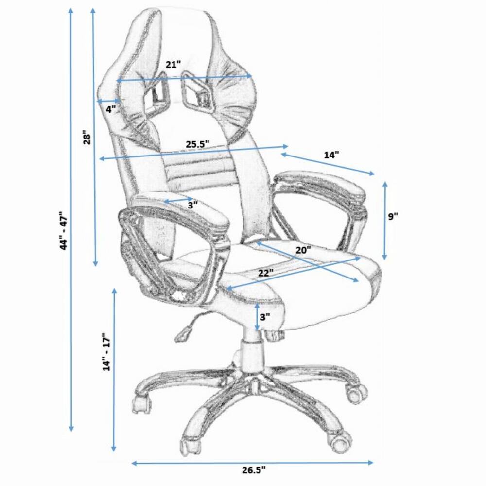 viscologic yaris ergonomic adjustable gaming chair