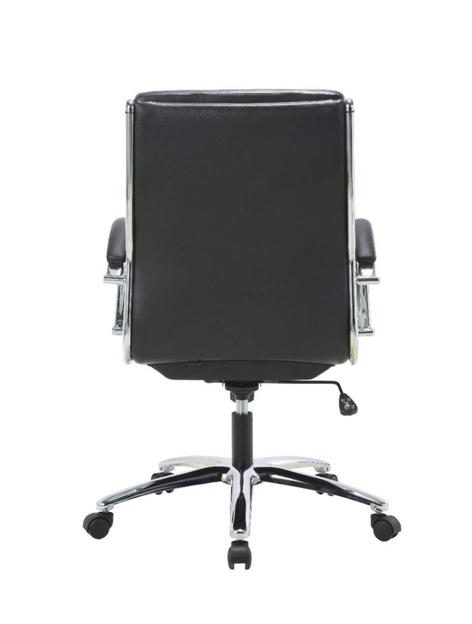 TygerClaw PU Leather Height Adjustable Mid Back Executive Swivel