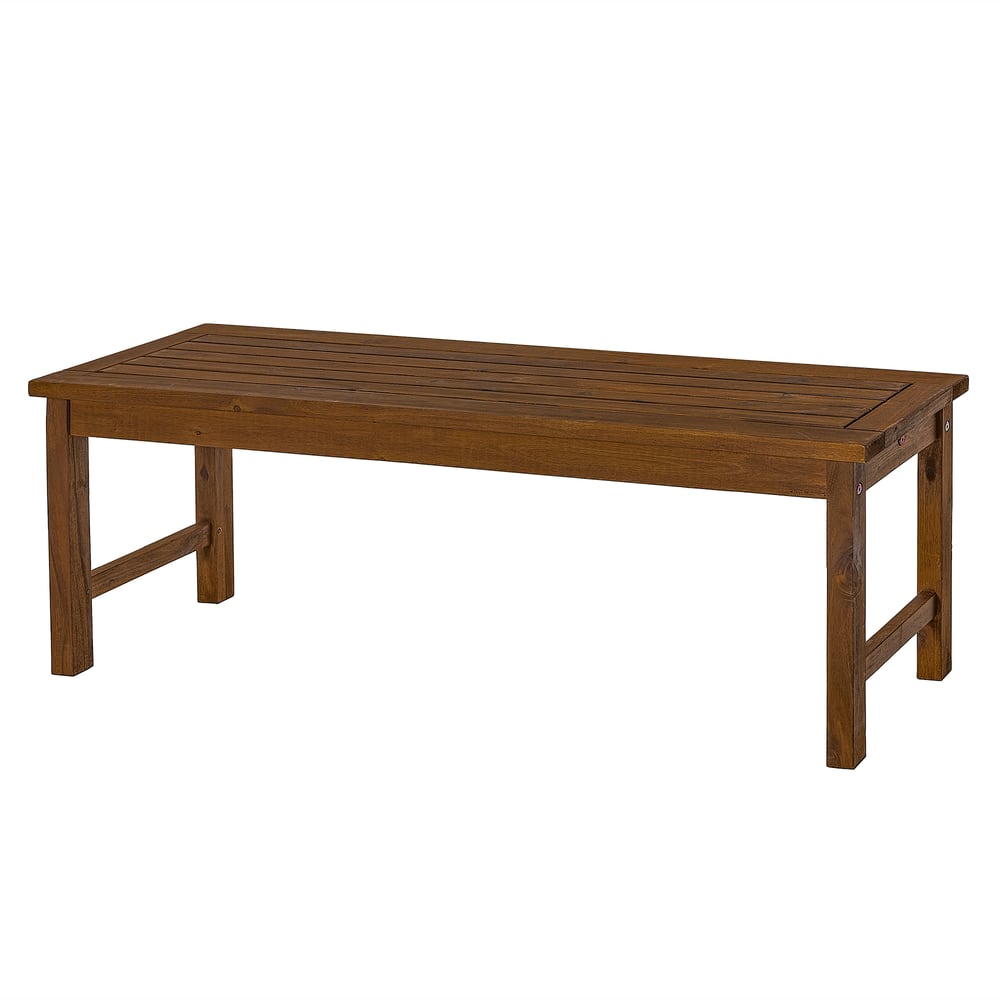 acacia garden bench