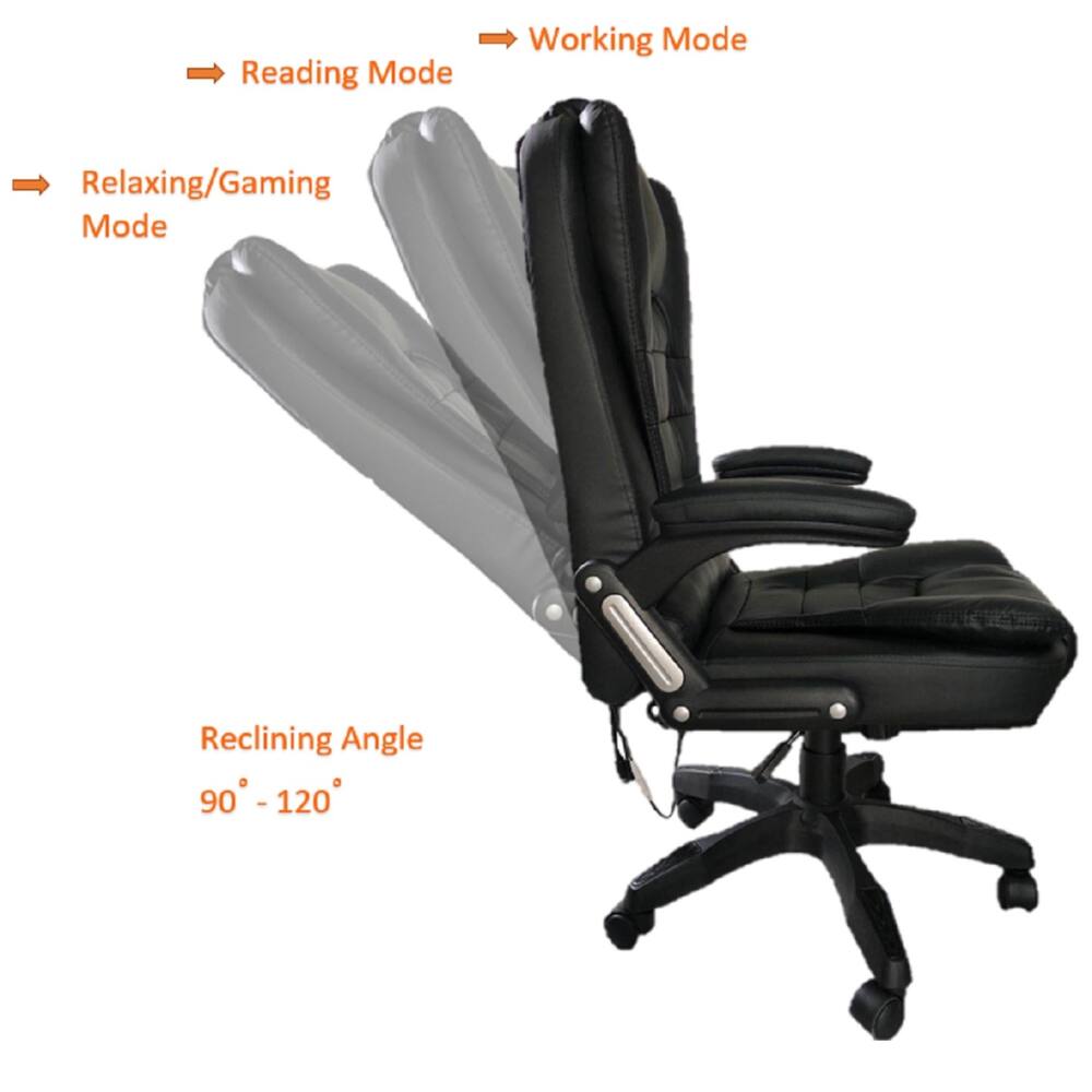 viscologic urban x massage home office computer desk chair