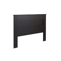 Prepac Flat Panel Queen Headboard Front_Three_Fourths_Angled_Right