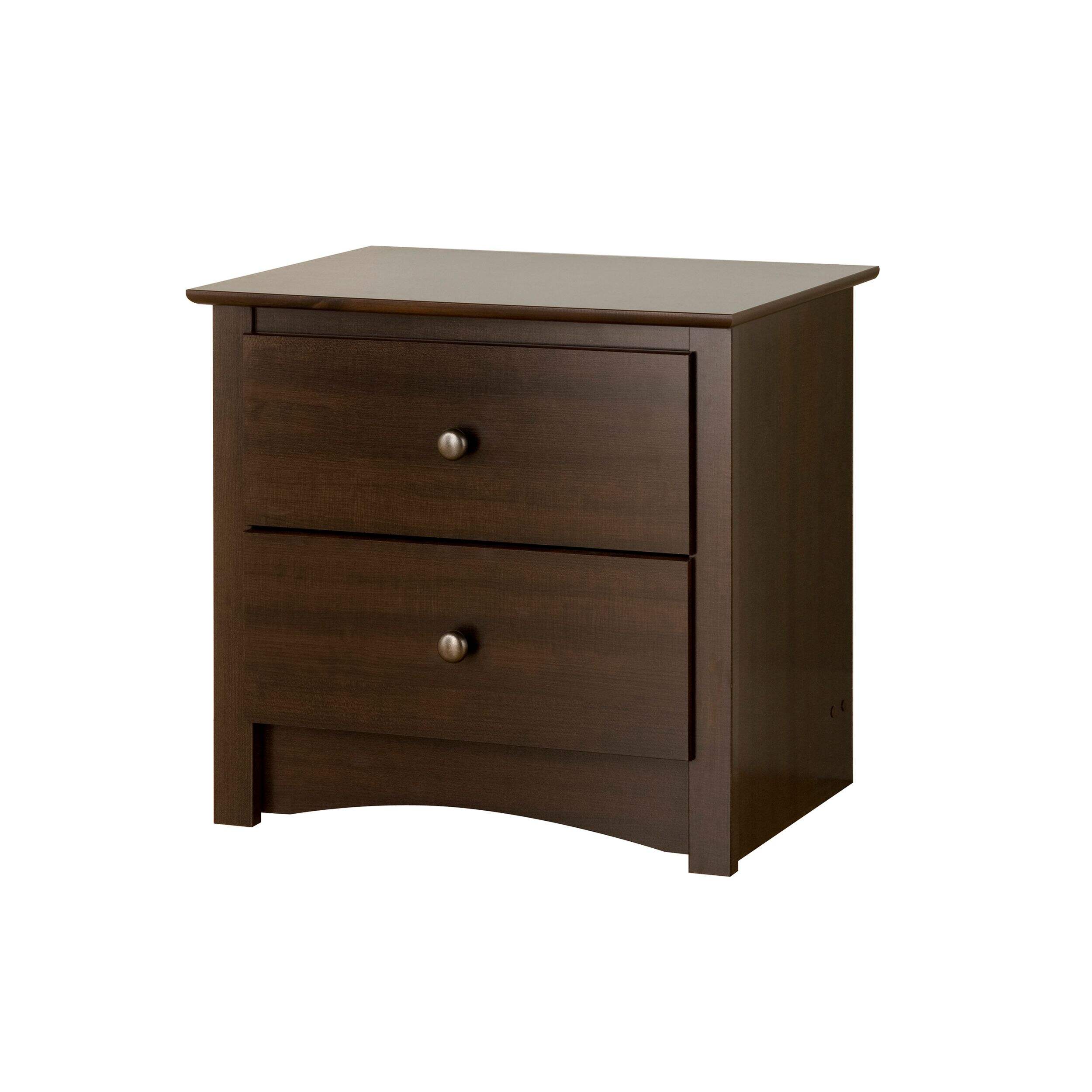 Prepac 2-Drawer Fremont Nightstand Front_Angled_Left