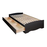 Prepac 3-Drawer Mate’s Platform Storage XL Twin Bed Front_Elevated