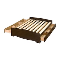 Prepac 6-Drawer Mate’s Platform Full Storage Bed Front_Elevated