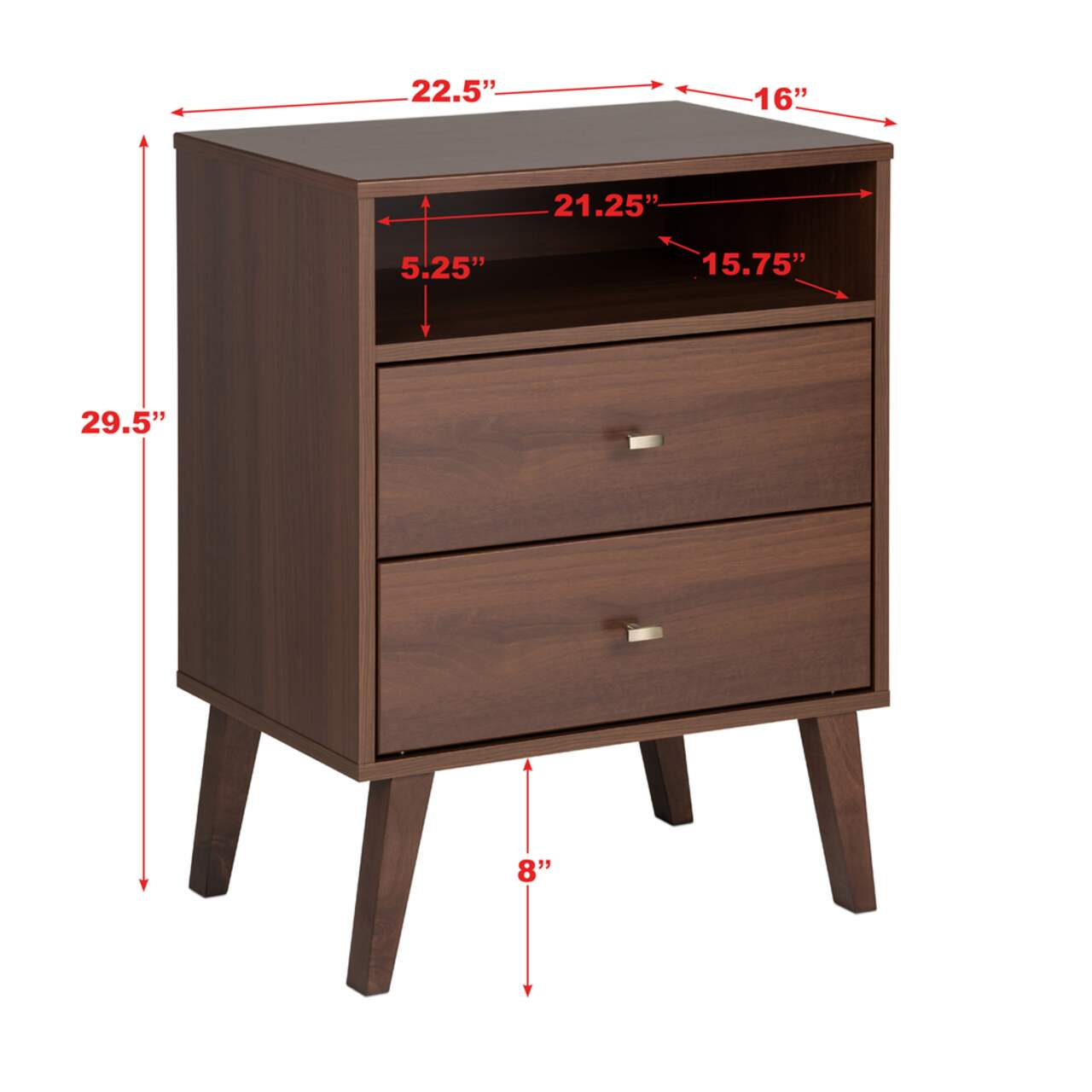 Prepac best sale milo nightstand