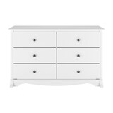Prepac 6-Drawer Monterey Children’s Dresser Front_Elevated