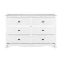 Prepac 6-Drawer Monterey Children’s Dresser Front_Elevated
