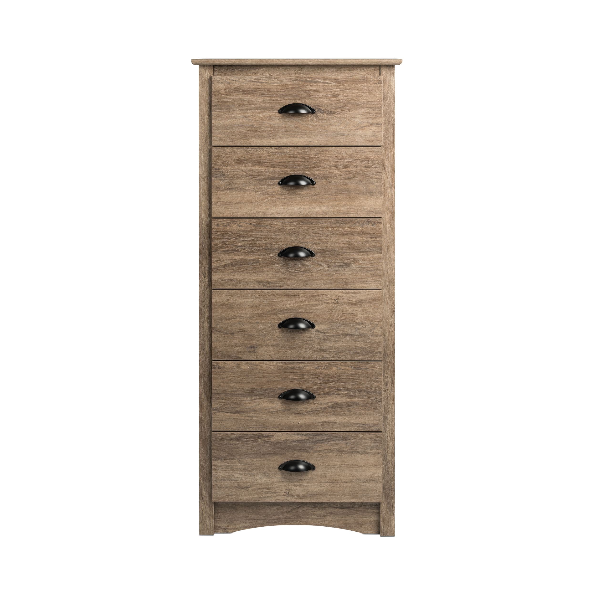 Prepac black sonoma tall deals 6 drawer chest