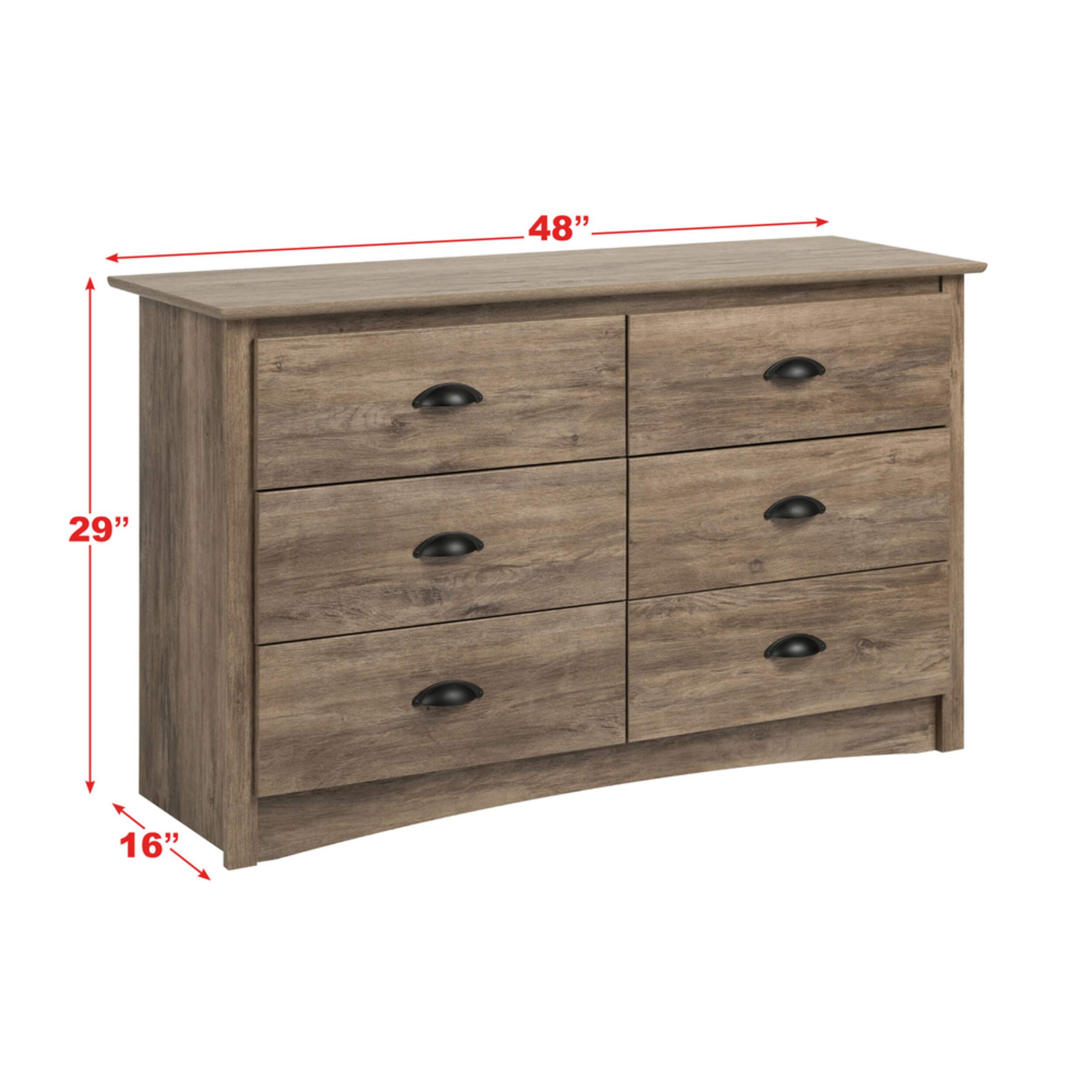 Prepac Salt Spring Youth Dresser Front_Angled_Right
