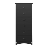 Prepac 6-Drawer Sonoma Tall Chest Front_Elevated