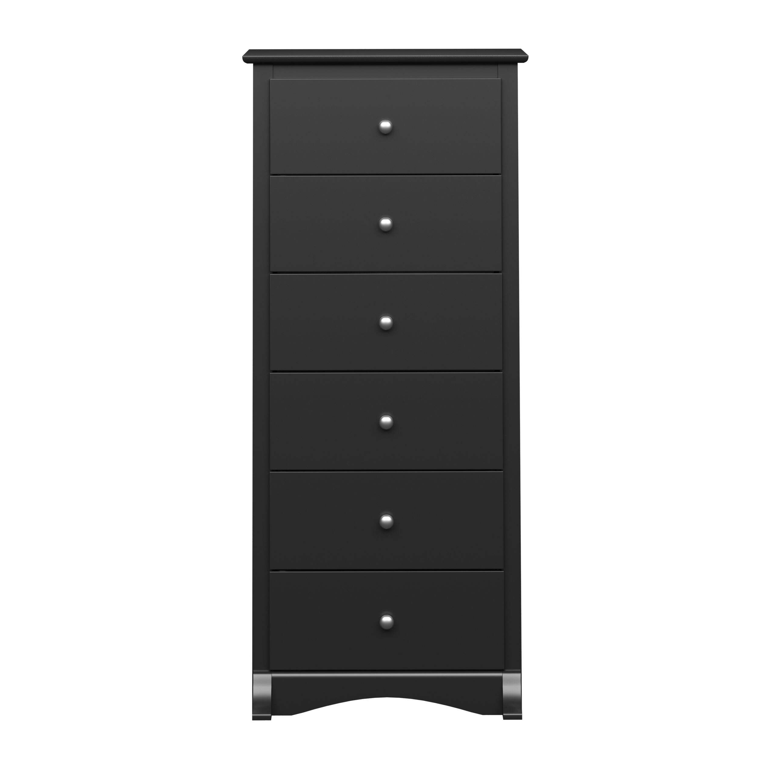 Prepac 6-Drawer Sonoma Tall Chest Front_Elevated