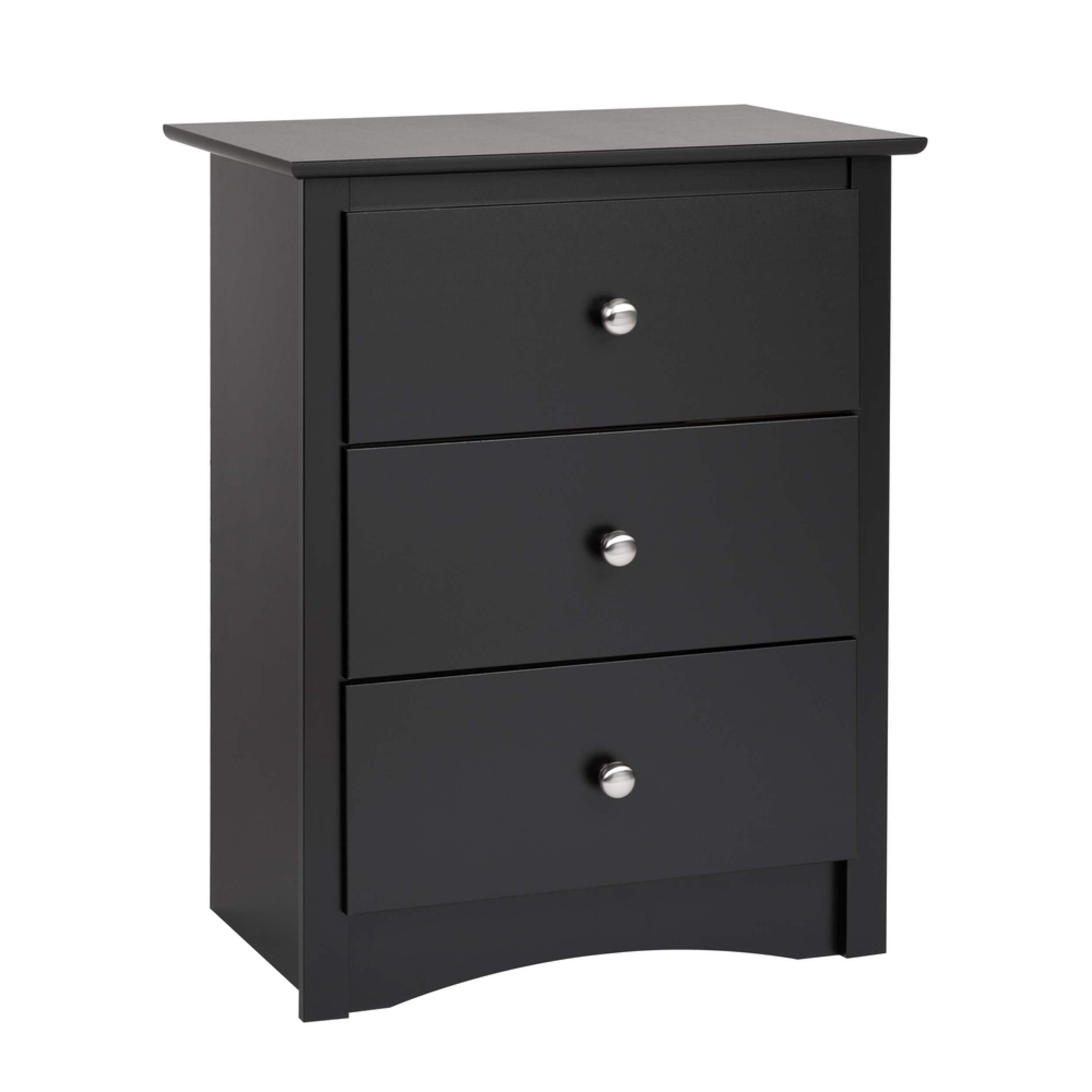 Prepac 3-Drawer Sonoma Tall Nightstand Front_Angled_Right