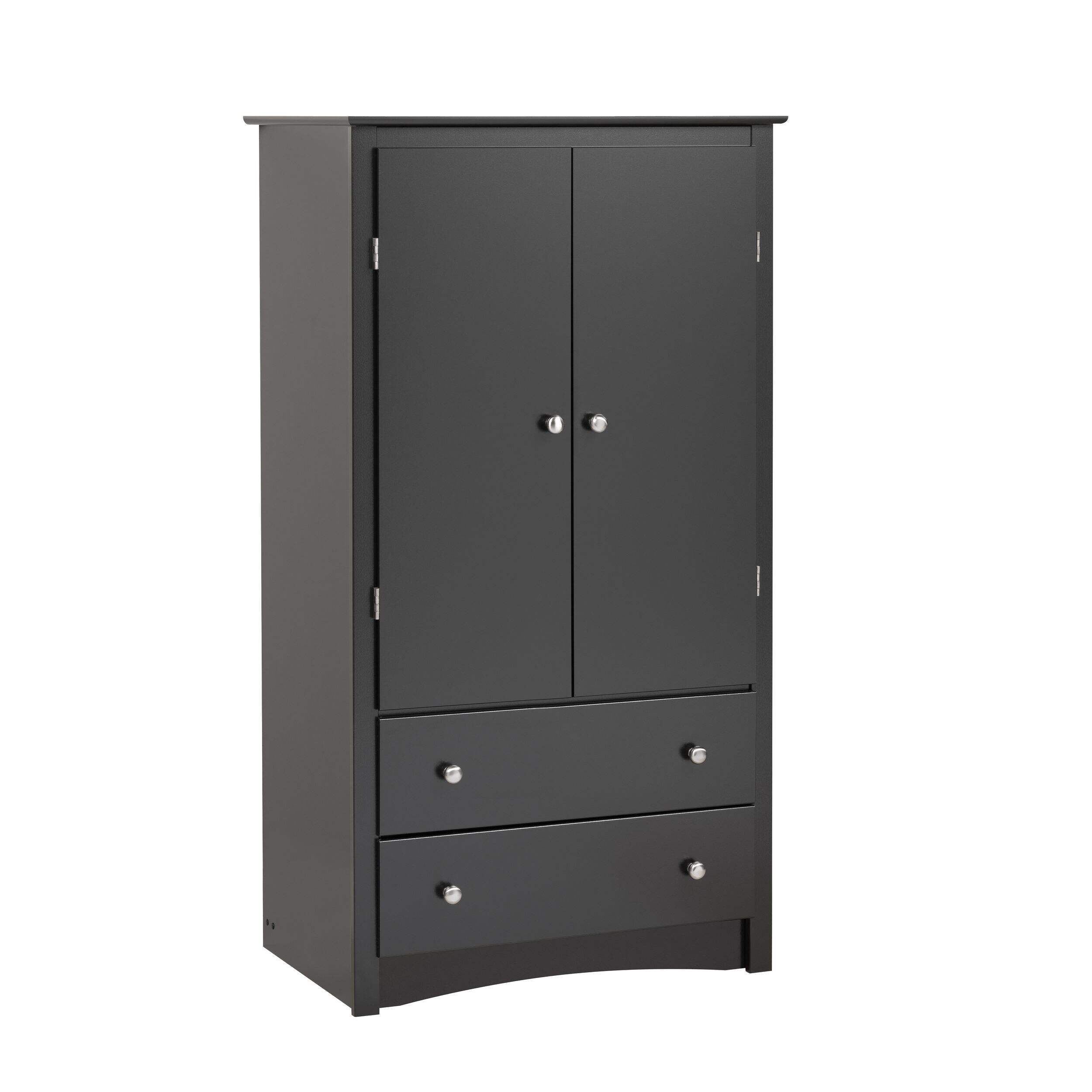 Armoire Prepac Sonoma à 2 portes Front_Flat